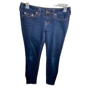 True Religion Gwen women's Skinny Jeans Ankle Zip Size 29